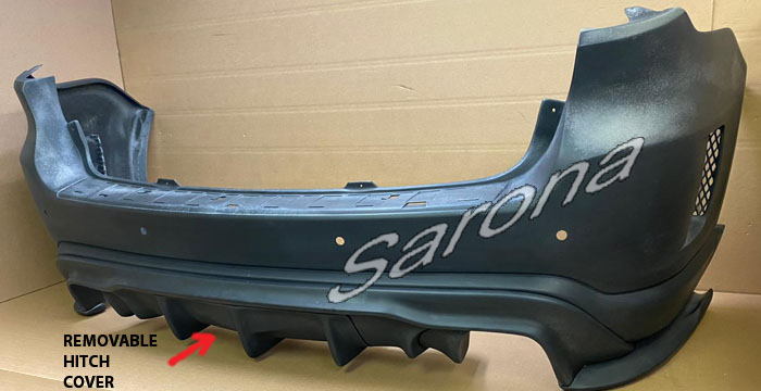 Custom Dodge Durango  SUV/SAV/Crossover Rear Lip/Diffuser (2021 - 2024) - $980.00 (Part #DG-040-RA)